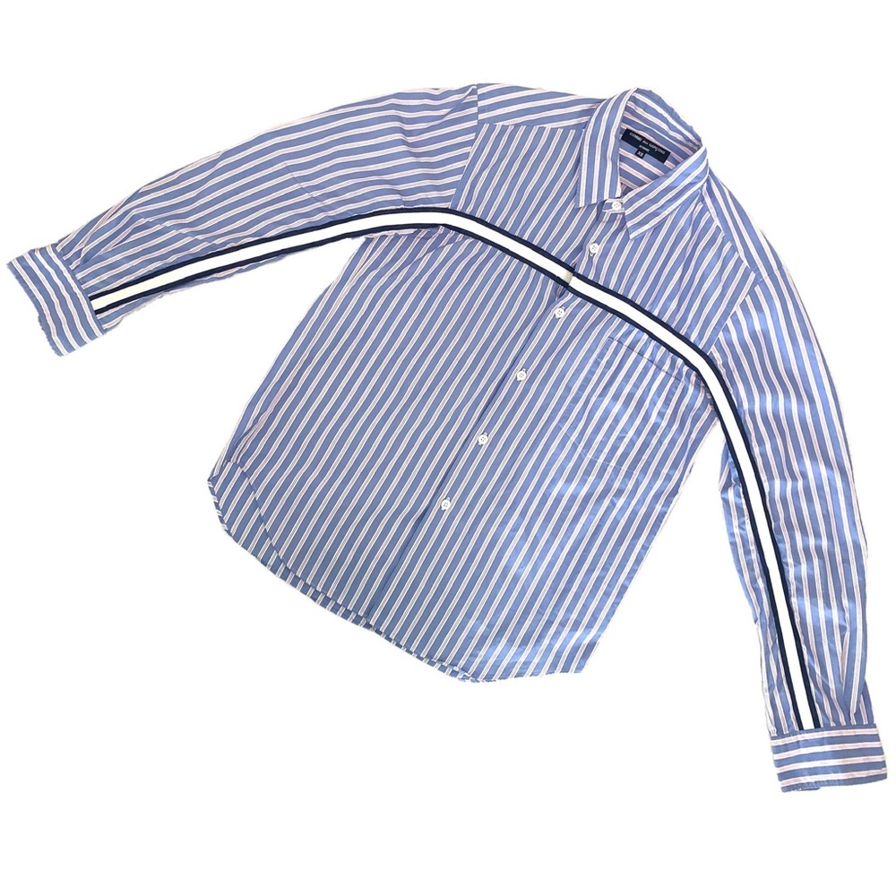 Comme des garcons homme striped button down